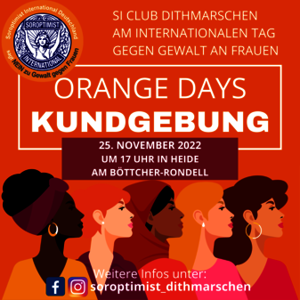 Orange Days Kundgebung